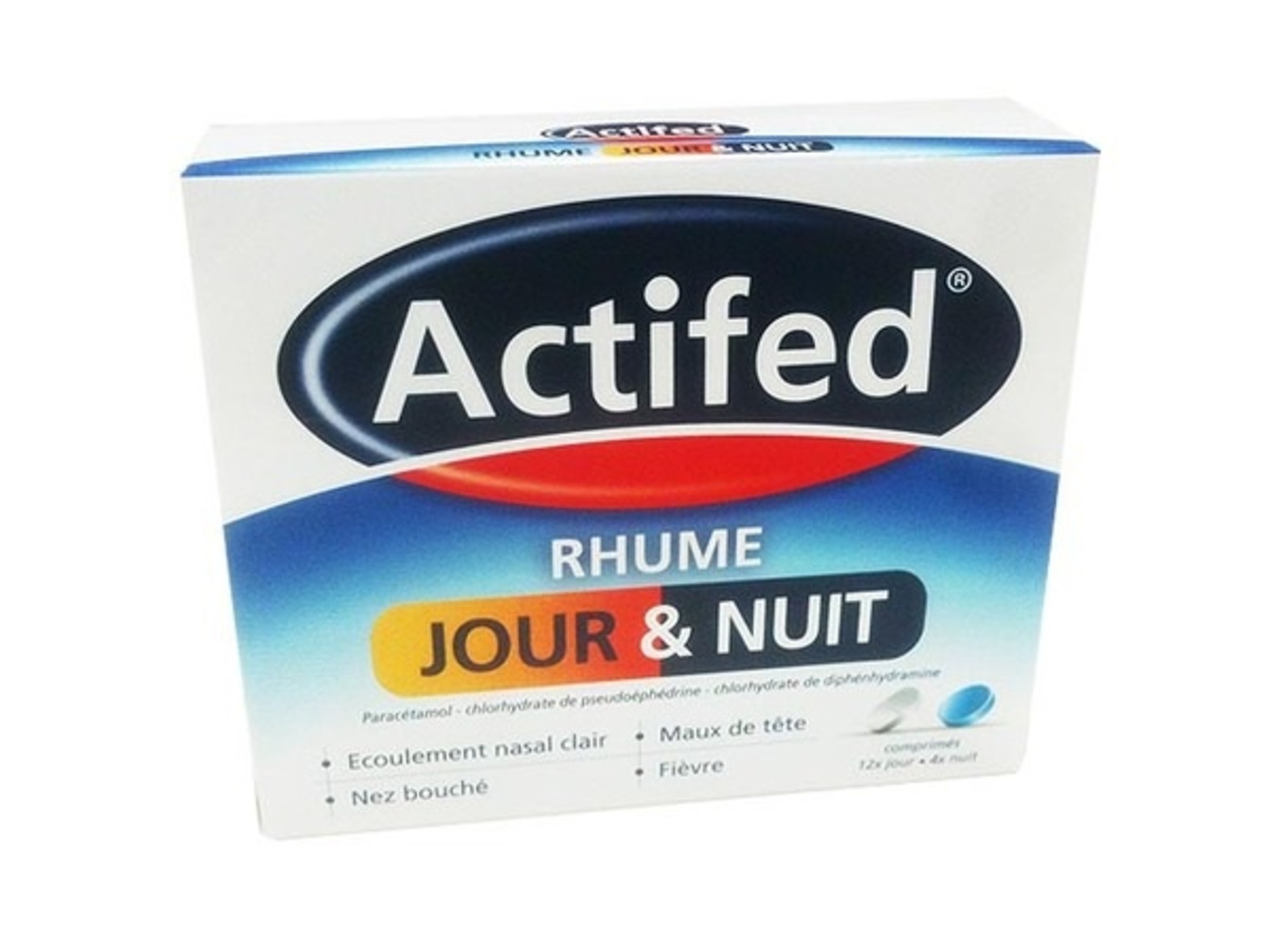 ACTIFED Jour et Nuit – 16 comprimés ACTIFED Jour et Nuit – 16 comprimés