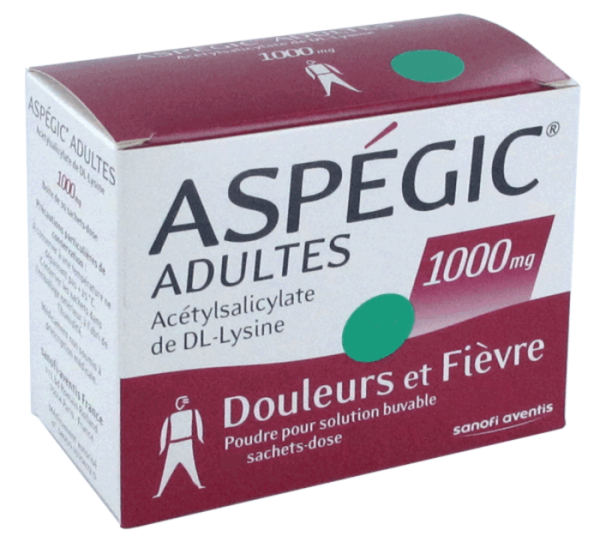ASPEGIC Adultes 1000mg – 20 sachets