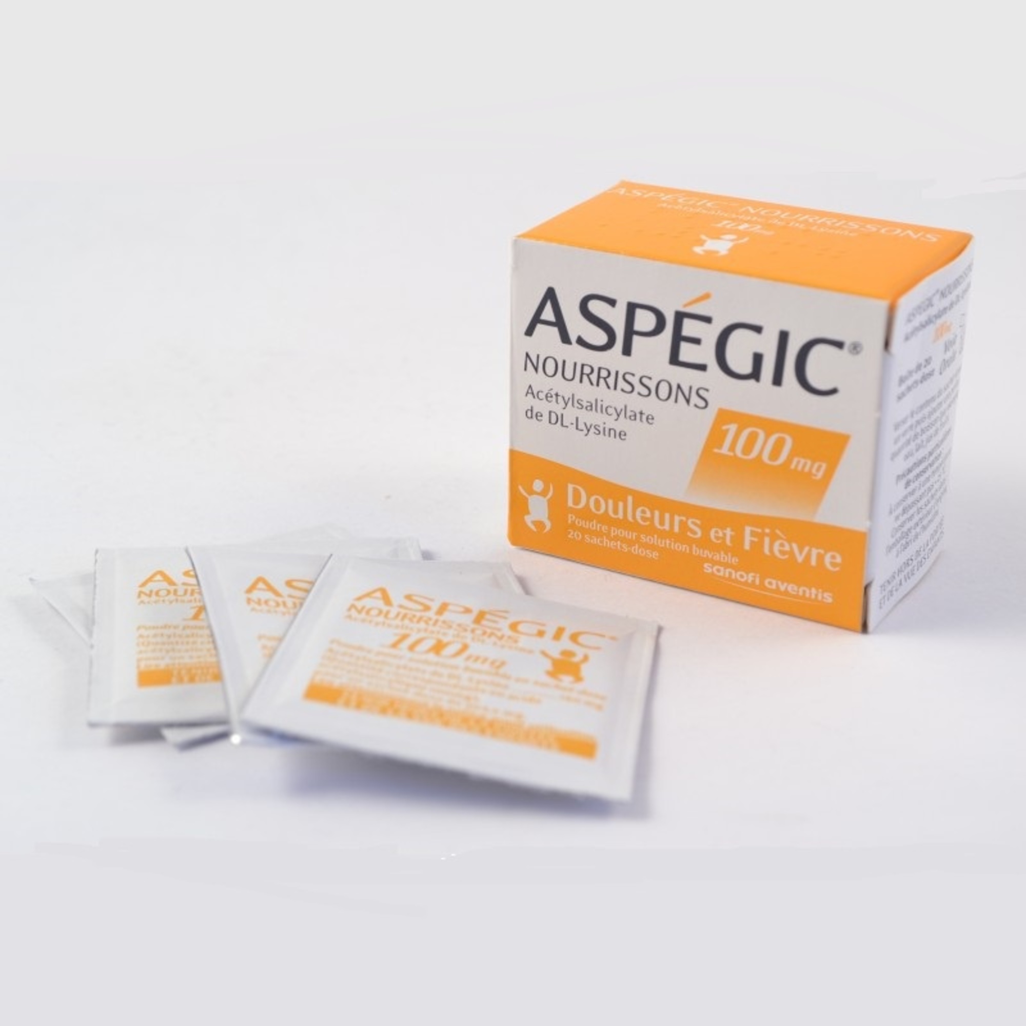 ASPEGIC Nourrissons 100mg – 20 sachets ASPEGIC Nourrissons 100mg – 20 sachets