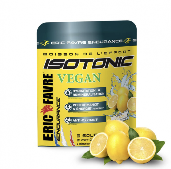 Boisson Energétique Isotonic Vegan – Citron – Eric Favre