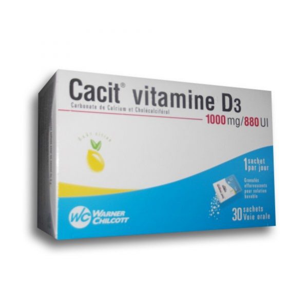 CACIT VITAMINE D3 1000mg – 30 sachets 8.0 G