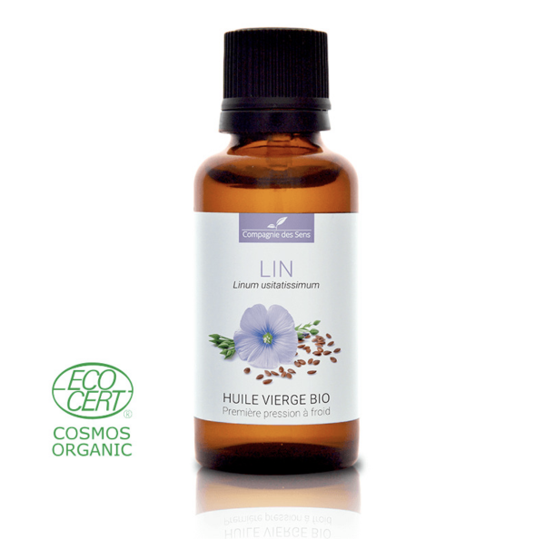 Lin – huile végétale BIO 30ML – La compagnie des sens