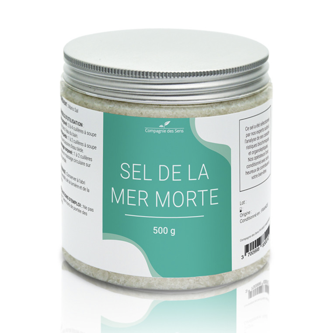 SEL DE LA MER MORTE – BIO 500g – La compagnie des sens SEL DE LA MER MORTE – BIO 500g – La compagnie des sens