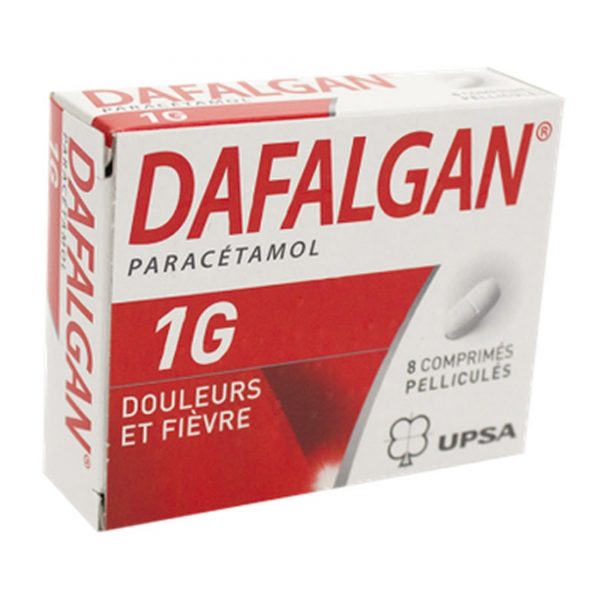 DAFALGAN 1g – 8 comprimés pelliculés