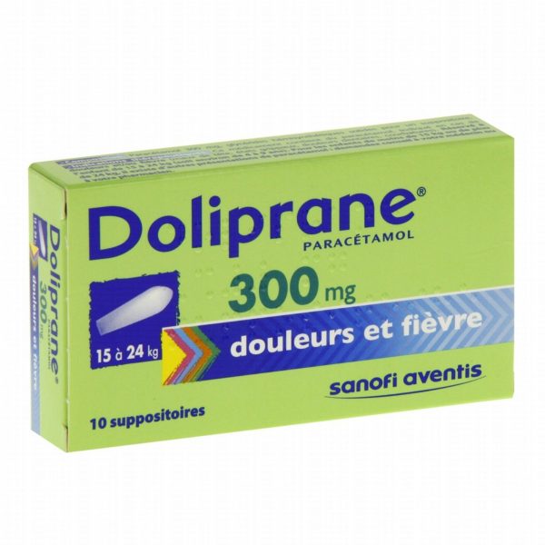 DOLIPRANE 300mg – 10 suppositoires