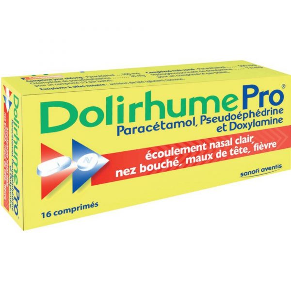 DOLIRHUMEPRO – 16 comprimés