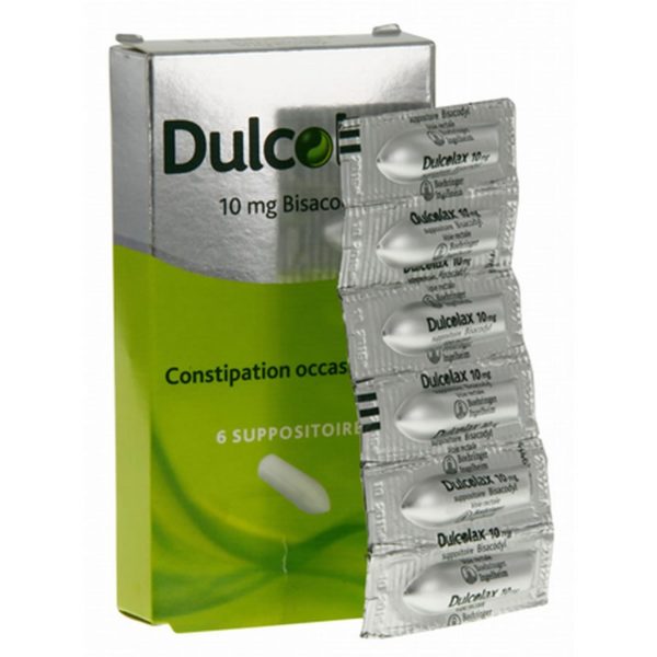 DULCOLAX 10mg – 6 suppositoires