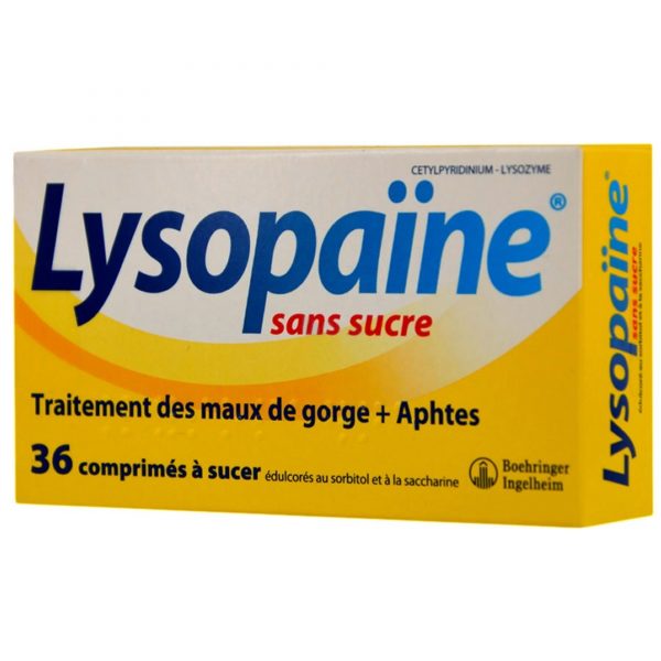 LYSOPAINE – 36 comprimés