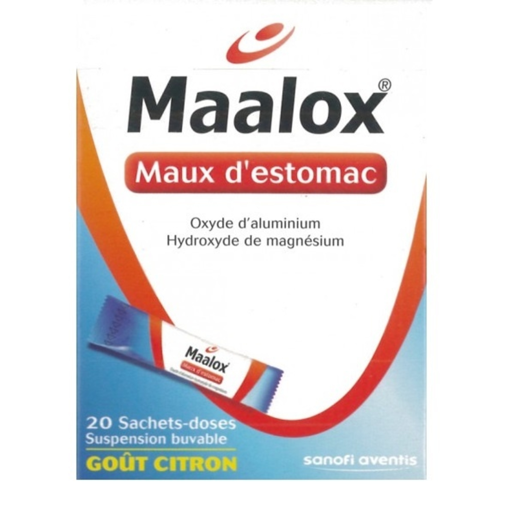 maalox-maux-destomac-20-sachets MAALOX Maux d’estomac – 20 sachets