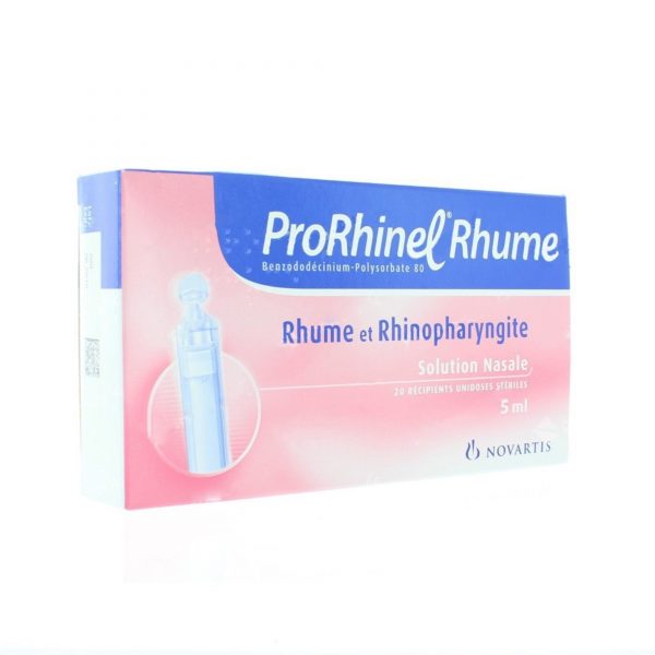 PRORHINEL RHUME – 20 unidoses x 5.0 ML