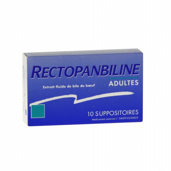 RECTOPANBILINE Adultes – 10 suppositoires