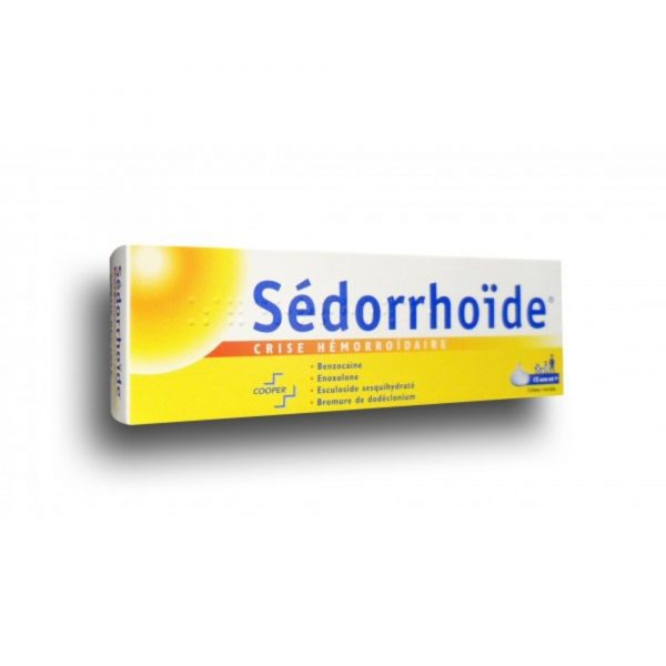 SEDORRHOIDE Crise Hémorroïdaire Crème – 30g 30.0 G