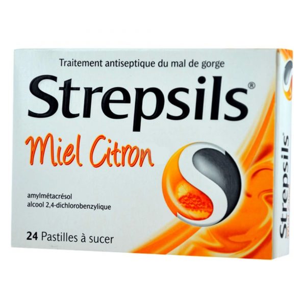 STREPSILS Miel Citron – 24 pastilles