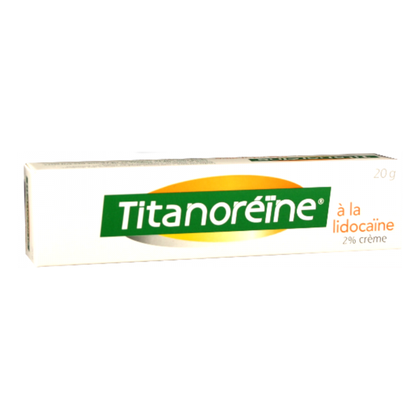 TITANOREINE à la Lidocaine 2% Crème – 20g 20.0 G
